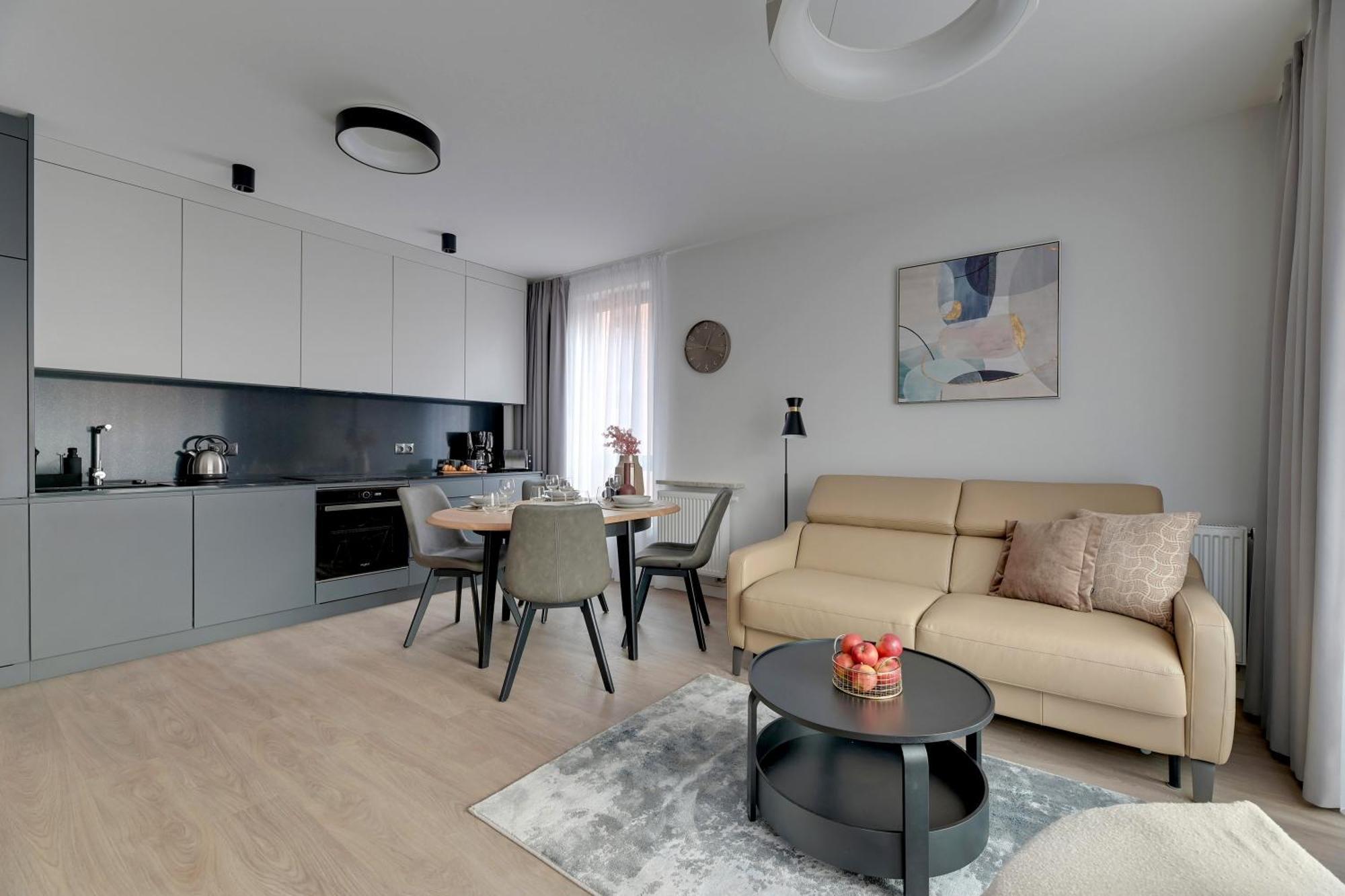 Scala 60h Center Premium With Parking By Lion Apartament Gdańsk